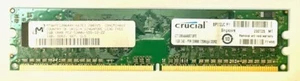2GB 2x1GB Micron Memory 1RX8 PC2-5300u-555-12-ZZ DDR2, 667, CL5 Crucial - Picture 1 of 1