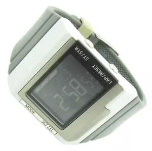 Diesel Digital Uomo Donna Orologio da polso Grigio DZ-7183 Luce Allarme 5ATM Ba nuovo S123 - Foto 1 di 3