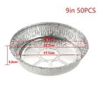 Thick Gauge Aluminium Foil BBQ Drip Pan Liner Trays Pack of 50 Disposable Pans