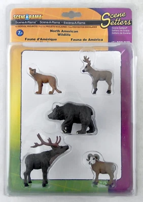 Setter de escena de vida silvestre de América del Norte (5 piezas) - Scene-A-Rama #SP4349 Foto 1 de 3