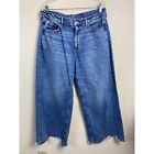 American Eagle Super High Rise Baggy jambes larges jeans femmes taille 16 bleu années 90 an 2000