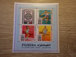 1x Block FUJEIRA Neuf Unused Perf. Olympic games MUNICH 1972 OLYMPIAD MNH** - Imagen 1 de 1