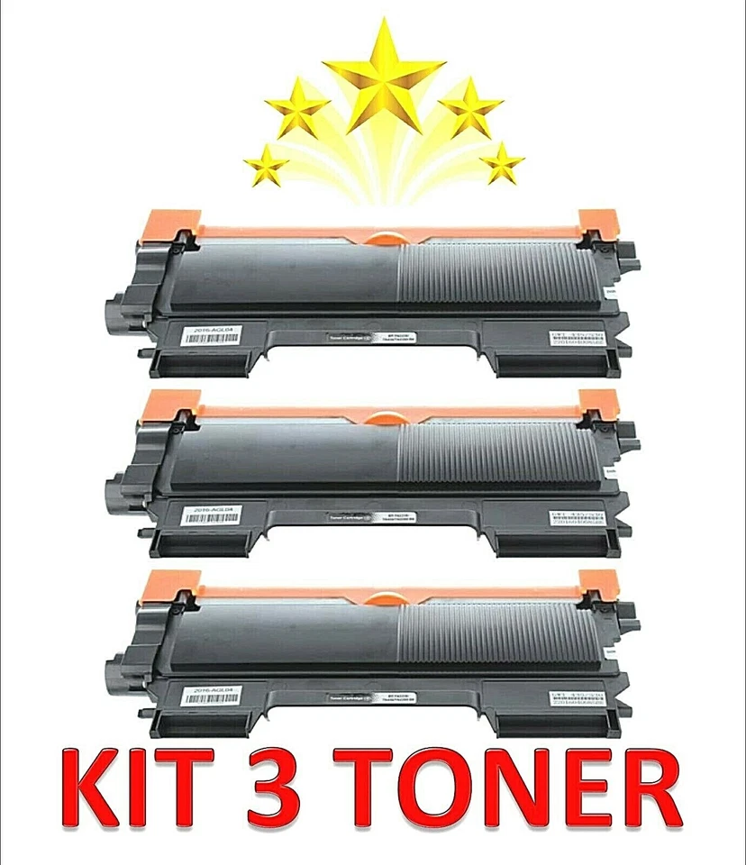 KIT 3 TONER compatibile con BROTHER HL 2240D 2250D 2230 MFC 7360N 7460DN  2220 - Immagine 1 di 2