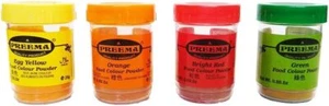 Food Colouring Powder 5 Colours Bright Red, Yellow, Deep Orange, Green - 25g - Picture 1 of 6