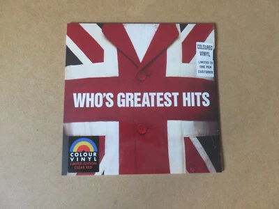 THE WHO Who's Greatest Hits POLYDOR HMV VINYL WEEK 2020 RED VINYL LP 0875303  - Image 1 of 4