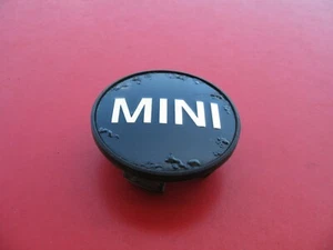 2002-2013 MINI COOPER (1) BLACK WHEEL RIM HUB CAP HUBCAP CENTER COVER PLUG #97 - Picture 1 of 4