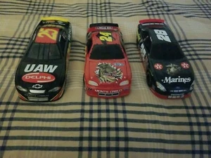 3 Nascar 1:24 Scale Cars 2 Action Coin Bank Race Cars, 1 Racing Champions - Picture 1 of 12