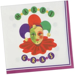 Mardi Gras Carnavle Napkins BVG 16CT - Picture 1 of 1