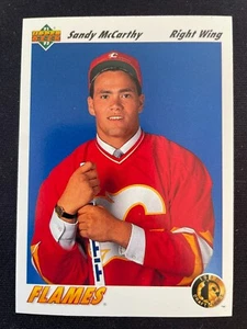 Sandy McCARTHY 1991-92 Upper Deck Draft Choice #77 Calgary Flames - Picture 1 of 2