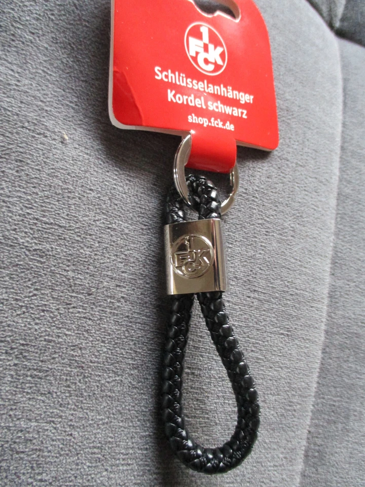 1.FC Kaiserslautern Schlüsselanhänger Kordel schwarz