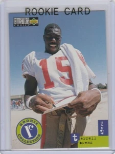Tarjeta de novato Terrell Owens 1996 mazo superior colección radiocontrol 49ers Dallas Cowboys de corte - Imagen 1 de 2