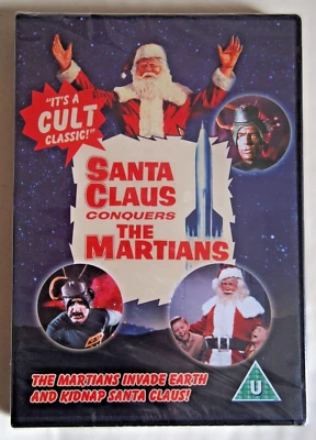 SANTA CLAUS CONQUERS THE MARTIANS / SCI-FI XMAS MOVIE CULT CLASSIC / NEW SEALED - Image 1 of 2