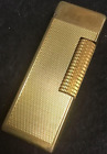 Working Dunhill Gas Lighter gold without box