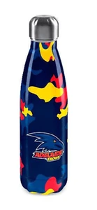 Adelaide Crows Official AFL Camouflage Design Stainless Steel Drink Bottle 500ml - Picture 1 of 1