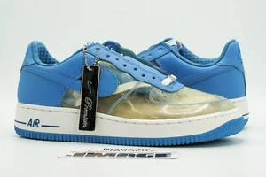 NIKE AIR FORCE ONE LOW NEW SIZE 7.5 INVISIBLE WOMEN CLEAR HARBOR 313641 941 - Picture 1 of 8