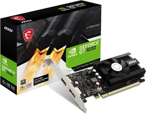 Gaming Geforce GT 1030 4GB GDRR4 64-Bit HDCP Support Directx 12 DP/HDMI Sin - Picture 1 of 12