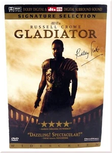 Gladiator Film DVD 7,25"X5" livret manuel brochure Ridley Scoot fac-similé - Photo 1/3