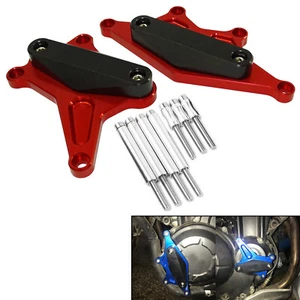 Red Engine Stator Pulse Cover Crash Pad Slider Protector For HONDA CB500F CB500X - Picture 1 of 7