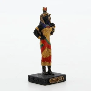 Hathor Goddess Of Love Painted Polystone Figurine Home Decor - Picture 1 of 4