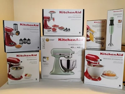 KitchenAid Colección Navidad Batidora de Pie con Accesorios y Accesorios Foto 1 de 4