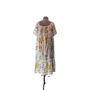Society Social X Crown & Ivy Size M Short Sleeve Floral Cottagecore Maxi Dress - Picture 1 of 14