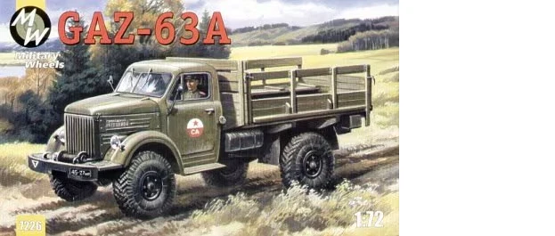 GAZ-63A  MILITARY WHEELS  | N. 7226 | 1:72 - Immagine 1 di 1