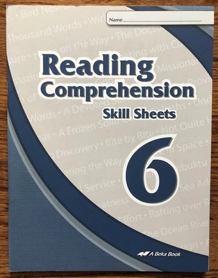 Abeka Reading Comprehension Skill Sheets 6 - Image 1 of 4
