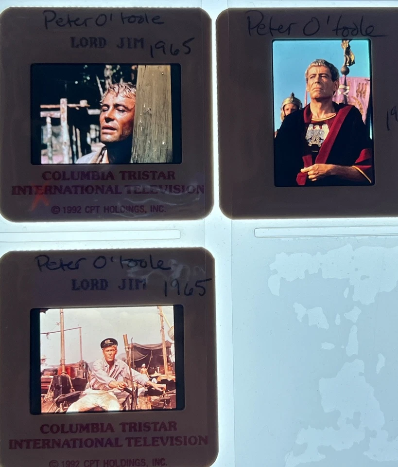 Peter O'Toole Pressemappe Vintage FOTOS DIAS 35MM TRANSPARENT #268 - Bild 1 von 1