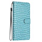 Case for iPhone 15 14 13 12 11 Crocodile PU Leather Flip Wallet Case Phone Cover