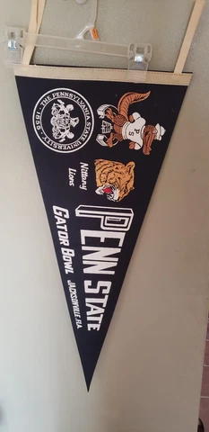PENN STATE NITTANY LIONS GATOR BOWL  RETRO FELT VINTAGE PENNANT 3/12/23 Cover