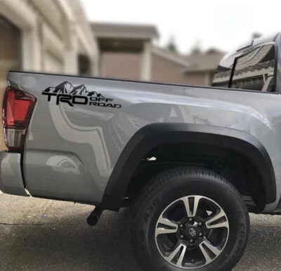 TRD Off Road Tacoma Tundra Truck Decals Mountain Toyota Vinyl X2 Stickers Foto 1 de 3