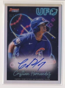 2022 Bowman's Best UFO Auto #UFOACH Cristian Hernández Cubs /250 RC BX9 - Imagen 1 de 2