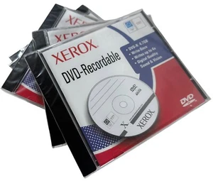 Xerox DVD-R 4.7GB 8x ( 5 Pack ) + Slim Jewel Case ~ NEW & SEALED - Photo 1/6