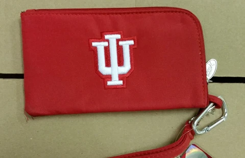Indiana Hoosiers ID Wallet Wristlet Cell Phone Case Charm 14 Purse Gift Cover