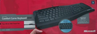 Microsoft Comfort curve keyboard 3000 RARE !!! Sealed !!! - Image 1 of 3