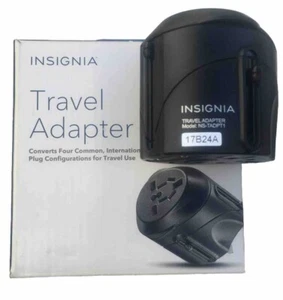 EUC Insignia - Travel Adapter 4 Way 100-240V NS-TADPT1 6A 660W @120V 1380W @230V - Picture 1 of 12