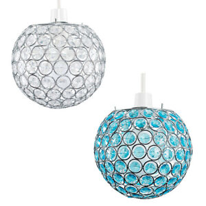 Ceiling Light Shade Modern Jewelled Globe Pendant Lampshade Living Room Lighting