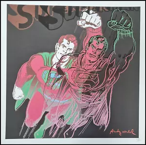 ANDY WARHOL * Superman * lithograph * 50x50 cm * limited # 144/500 CMOA signed - Bild 1 von 10