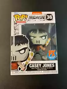 Funko Pop Comics Teenage Mutant Ninja Turtles Casey Jones #36 TMNT PX Exclusivo - Imagen 1 de 2