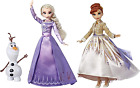 Disney Frozen 2 Elsa, Anna, & Olaf Deluxe Fashion Doll Collection Pack Gift Set