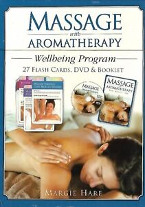 Massage w/ Aromatherapy Margie Hare Wellbeing Program Flash Cards DVD & Booklet
