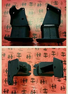 COPPIA SUPPORTI MOTORE ALFA ROMEO 75 90 ALFETTA GIULIETTA cd. 60522345. 60521085 - Imagen 1 de 1