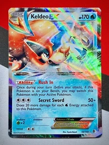 Keldeo EX 49/149 BW Boundaries Crossed Ultra Rare Pokemon NM - Picture 1 of 2