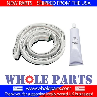 WHOLE PARTS New W10612022 Dryer Rear Drum Felt Seal (Includes Adhesive) for Whirlpool
