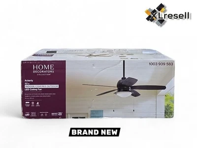 Home Decorators Ackerly 52 in. Integrated LED Indoor/Outdoor Bronze Ceiling Fan - Image 1 of 4