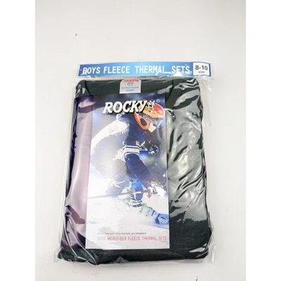 Rocky Boys Gris Conjunto Térmico Niños 8-10 Nuevo Foto 1 de 4