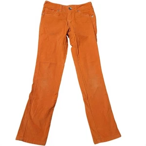 Girls Justice Orange Corduroy Pants Size 8 regular - Picture 1 of 6
