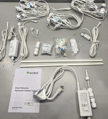 Luces exteriores permanentes multicolores inteligentes Nanoleaf-Matter n7401k03-15pol Foto 1 de 4