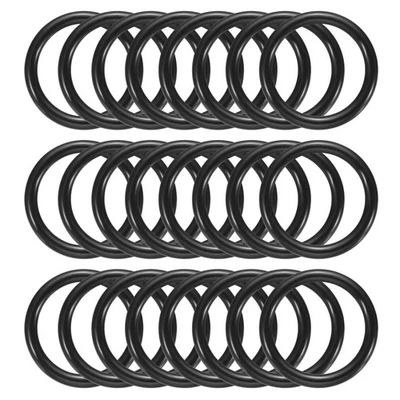 1.3 Inch Dream Catcher Rings, 24 Pcs Plastic Macrame Wreath Floral Hoop Black - image 1 of 4