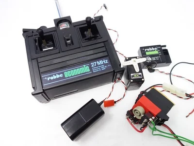 Robbe Economic - Fernsteuerung mit Empfänger, Servo, Regler, Batteriefach - Bild 1 von 4